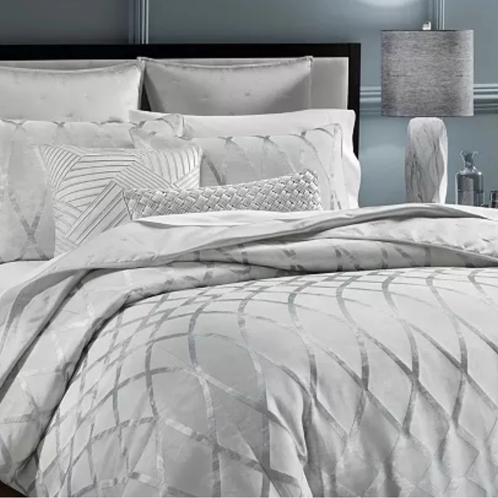 Hotel Collection Dimensional Duvet Cover Set includes 2 shams